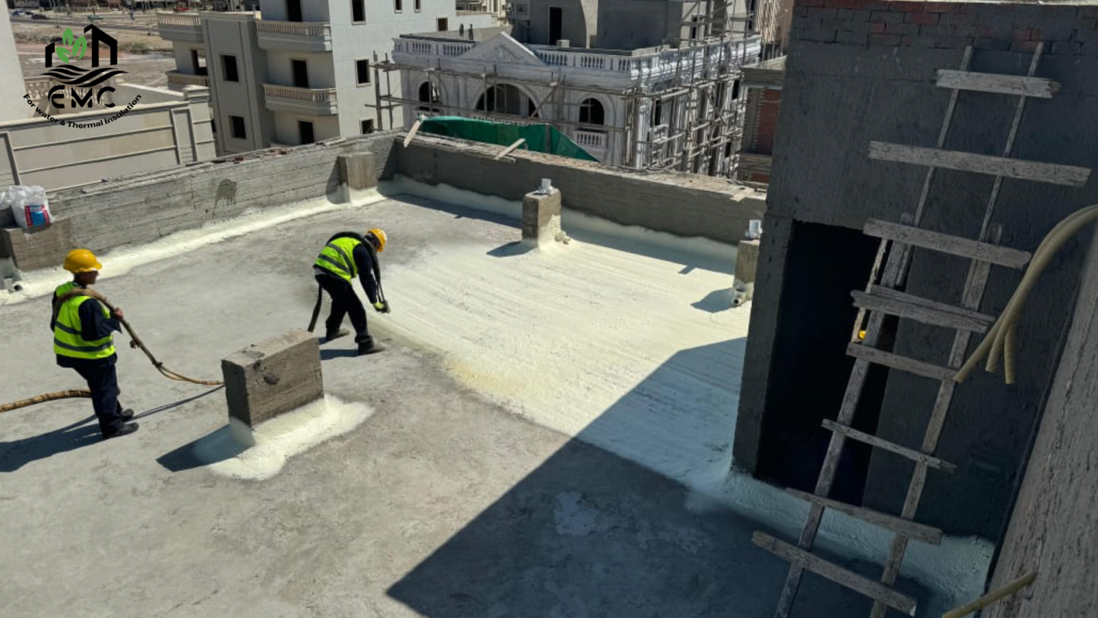 مشروع عزل أسطح فيلا سكنية – دمياط الجديدة 2