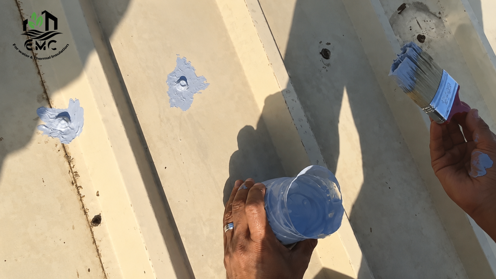 مشروع عزل وتأهيل السطح المعدني – برج الحلو 11
