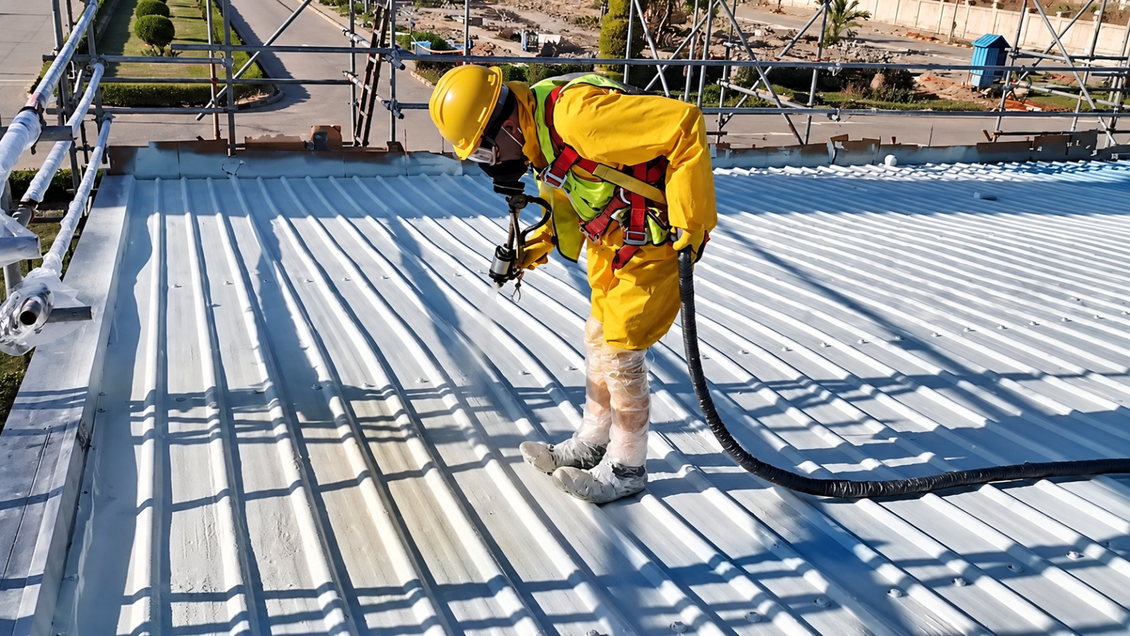مشروع العزل الحراري والمائي لأسطح UPVC – شركة UGDC 2