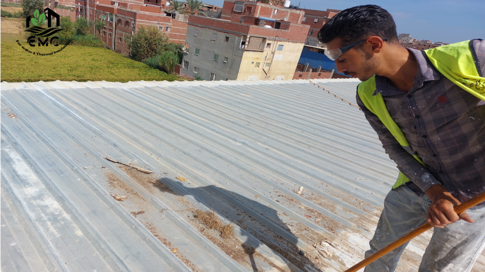 مشروع عزل الأسطح المعدنية – مدرسة الشهيد رضوان بالبصارطة 7