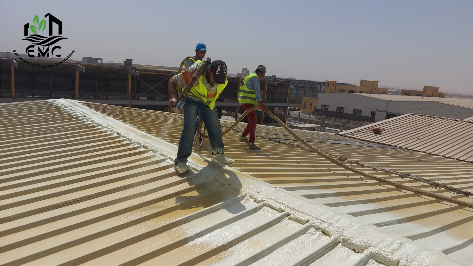 مشروع العزل الحراري والمائي للسطح المعدني – مصنع تراي كيم للكيماويات 21