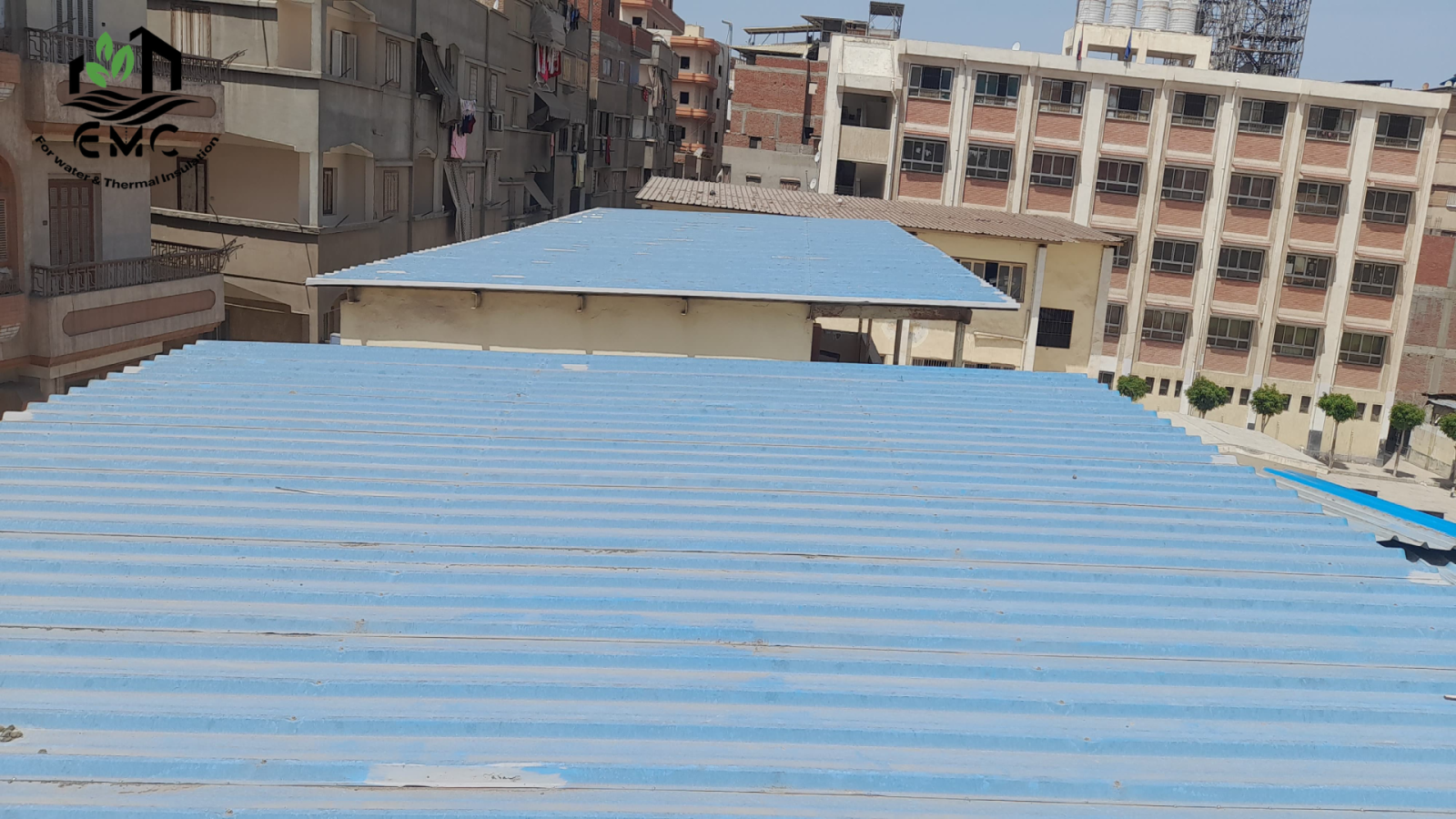مشروع عزل الأسطح المعدنية – مجمع الشعراء للتعليم الأساسي