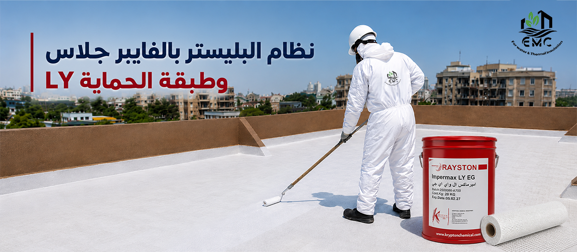 نظام البليستر بالفايبر جلاس وطبقة الحماية LY
